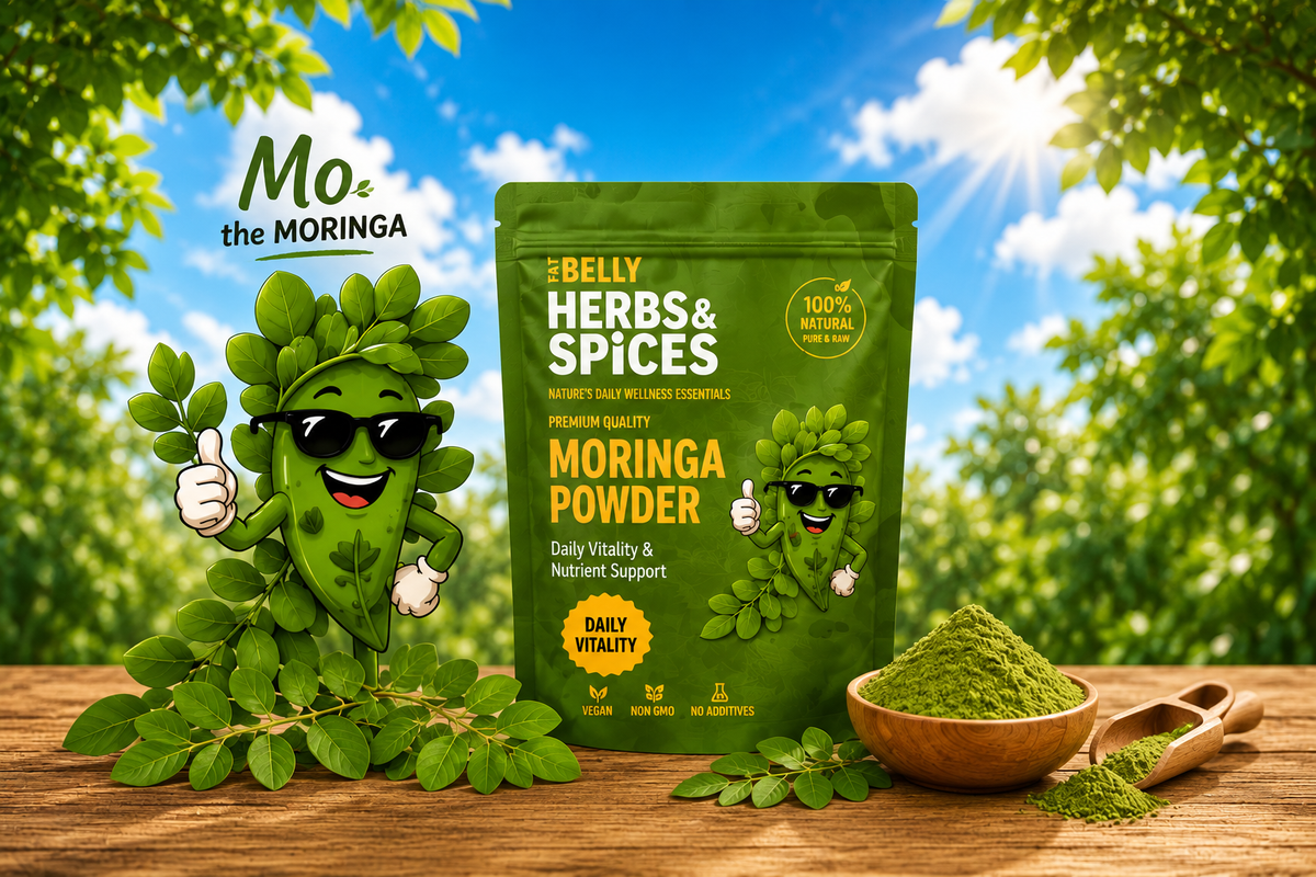 Premium Moringa Powder | 100g | Fat Belly Herbs and Spices